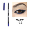 These long-lasting, water-resistant gel eyeliners. Super-rich pigmented colors that glide on easily, creamy for blending and stays put. This formula dries fast to a long-lasting finish that will not budge for 12+ hours. When your eye liner starts to get dull, use the sharpener to grind them back to a perfect point.     Specifications:  Size: 14.4*2*12.cm  Weight: 11g  Shelf Life: 3 Years  Cruelty free and vegan.     Package Included:  1 Eyeliner