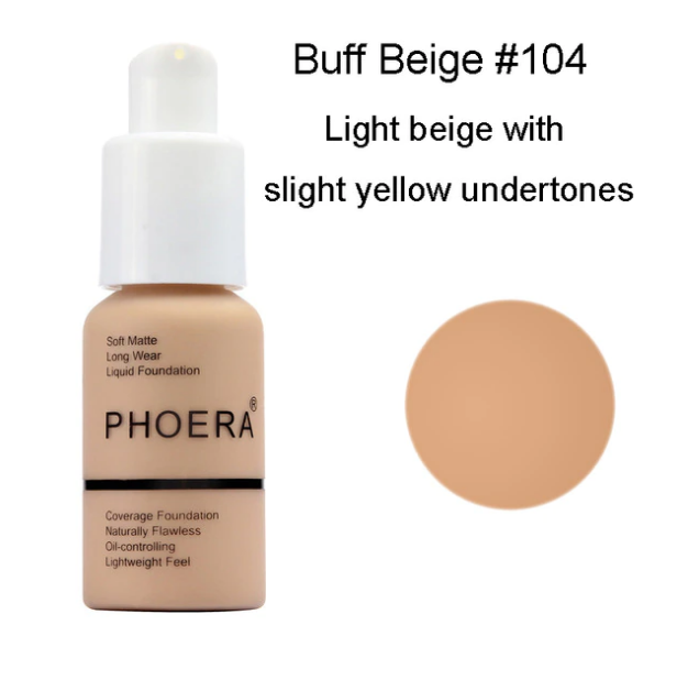 Phoera Soft Matte Long Wear Liquid Foundation