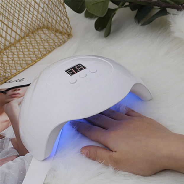 Double Light LED Nail Lamp is a winner. Designed to cure nails for a beautiful manicure that lasts up to 21 or more. Lightweight and big enough to fit all five fingers and feet. The compact design is perfect for travel and is quite useful for mobile nail technicians. Includes a USB cord for easy portability. Plug into your computer, laptop or smartphone USB power block. •	Light: 365 + 395nm wavelength •	Rated input: 100-240V, 50-60Hz •	Life: 50,000 hours