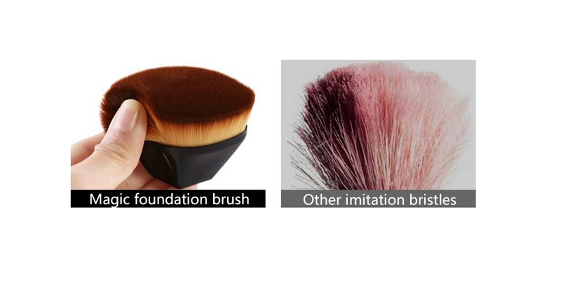 This hexagonal three-dimensional foundation Makeup Brush will give you a soft silky feel on the skin. Made of non-harmful synthetic fiber and has densely packed bristles to provide a high-definition finish. Can be used with liquid, powder, or cream foundation without absorption. Made with synthetic fiber, so it is safe for sensitive skin. The 3D square handle is ergonomically designed and allows for a comfortable and easy grip. It comes with a storage box, making it easy for travel