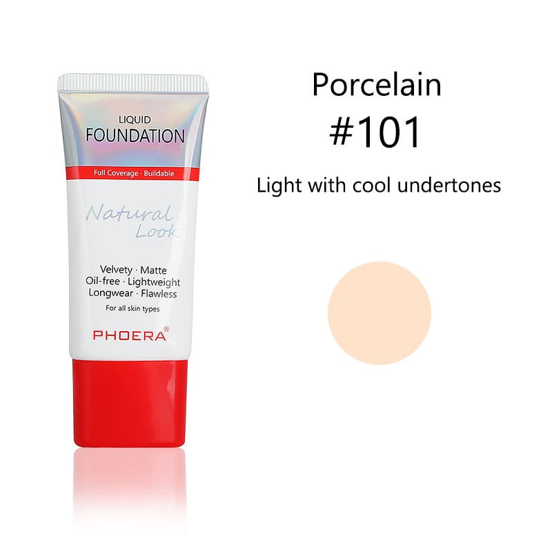 Phoera 24-hour Natural Look Liquid Foundation