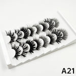 Faux Mink 15-20 mm Eyelashes, 8 pair