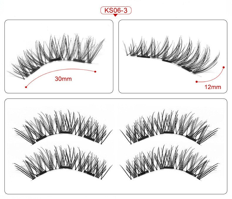 3D Magnetic Eyelashes Kit