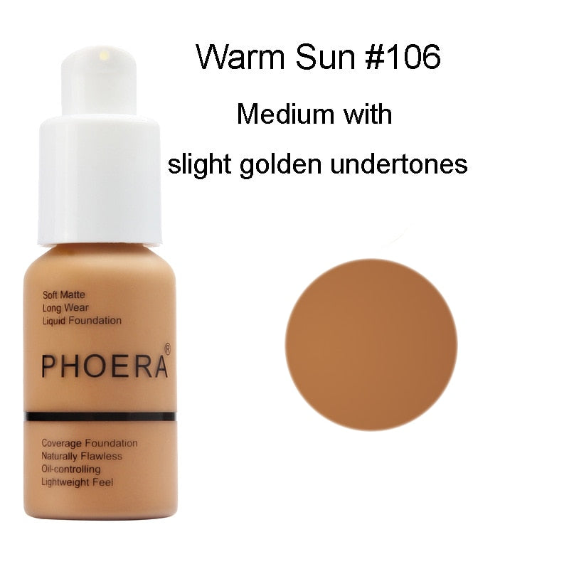 Phoera Soft Matte Long Wear Liquid Foundation