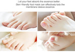 This Exfoliating Foot Peeling for Pedicure Sock Mask removes dead skin, detoxes, smooth calluses. The mask contains a gentle formula to soften and effectively moisturize your feet. The lactic acid will replenish moisture levels and is suitable for all skin types, especially coarse and dull skin, dry dead skin, and cracked heels. Net Weight: 40 g Size: One size fits all Quantity 3 pairs=6 pieces 