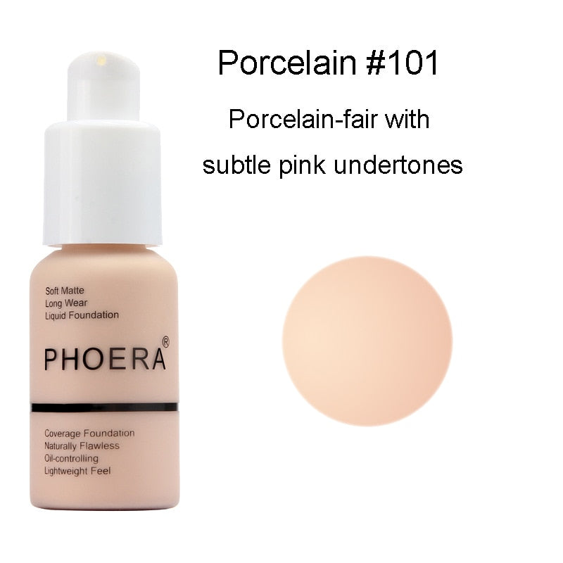 Phoera Soft Matte Long Wear Liquid Foundation