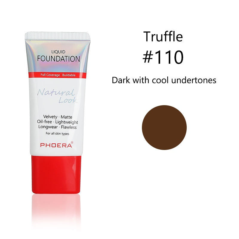 Phoera 24-hour Natural Look Liquid Foundation