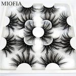 Faux Mink 25 mm Eyelashes, 7 pair