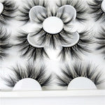 Faux Mink 25 mm Eyelashes, 7 pair