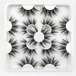 Faux Mink 25 mm Eyelashes, 7 pair