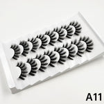 Faux Mink 15-20 mm Eyelashes, 8 pair