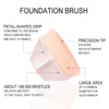 This hexagonal three-dimensional foundation Makeup Brush will give you a soft silky feel on the skin. Made of non-harmful synthetic fiber and has densely packed bristles to provide a high-definition finish. Can be used with liquid, powder, or cream foundation without absorption. Made with synthetic fiber, so it is safe for sensitive skin. The 3D square handle is ergonomically designed and allows for a comfortable and easy grip. It comes with a storage box, making it easy for travel