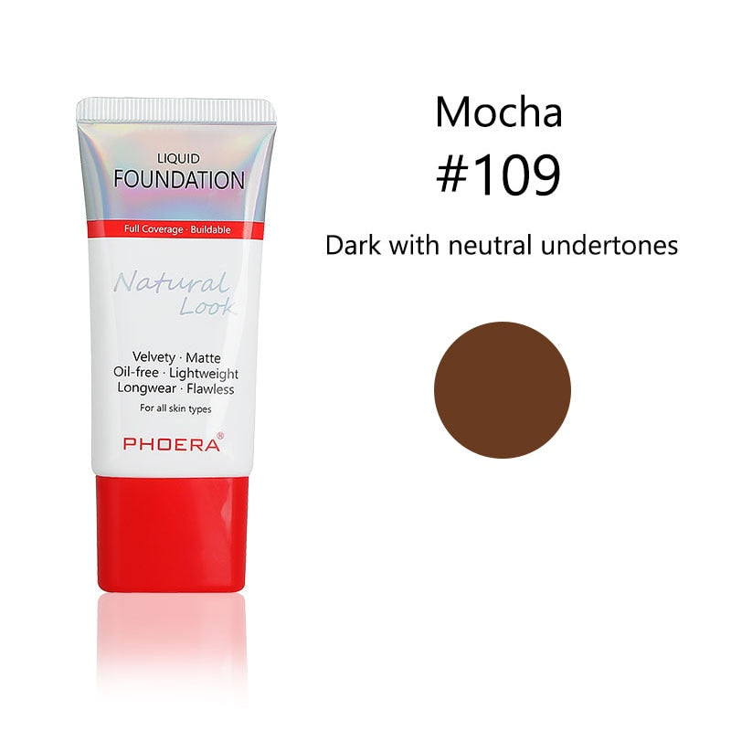 Phoera 24-hour Natural Look Liquid Foundation