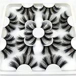 Faux Mink 25 mm Eyelashes, 7 pair