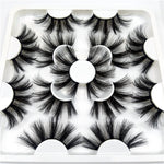 Faux Mink 25 mm Eyelashes, 7 pair