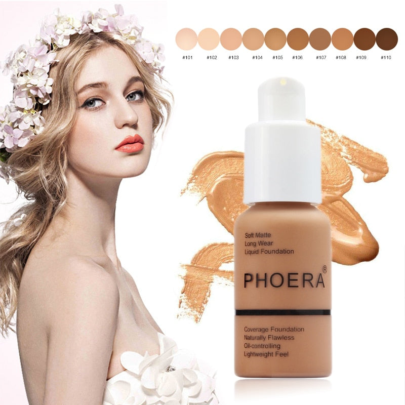 Phoera Soft Matte Long Wear Liquid Foundation