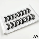 Faux Mink 15-20 mm Eyelashes, 8 pair