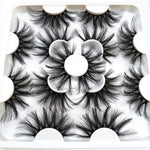 Faux Mink 25 mm Eyelashes, 7 pair