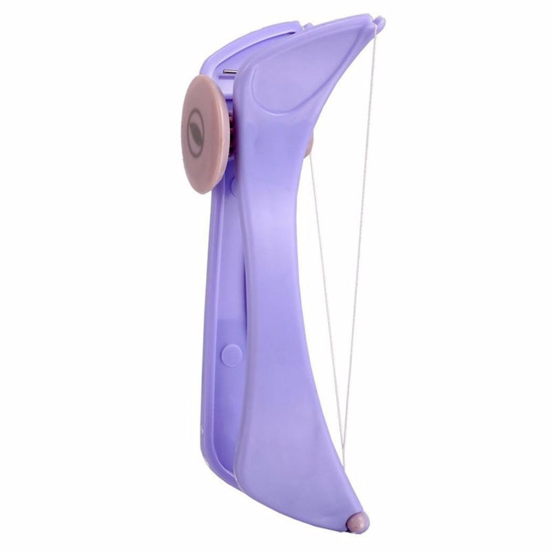 The Spring Threading Hair Removal Epilator is a facial hair remover that is small and lightweight. Removes hair from the root for a long-lasting hair-free complexion. Suitable for removing hairs on forehead, cheeks, eyebrows, and chin.