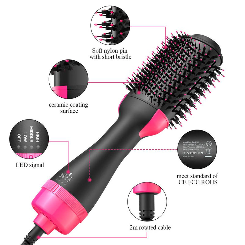 Chimpuk 5-in-1 One Step Hair Brush