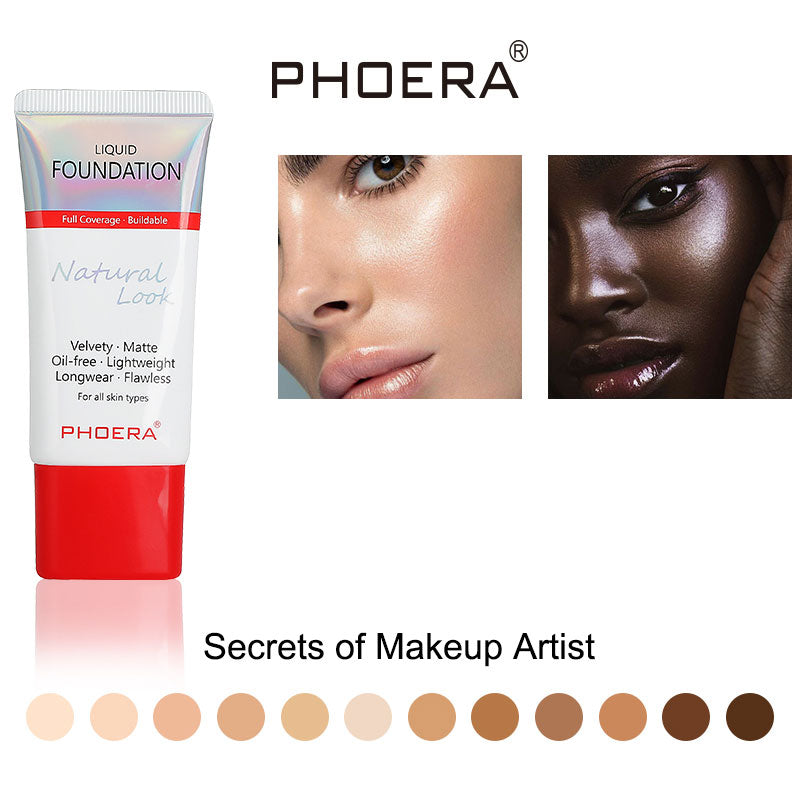 Phoera 24-hour Natural Look Liquid Foundation