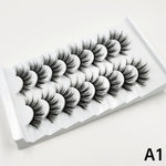 Faux Mink 15-20 mm Eyelashes, 8 pair