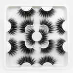 Faux Mink 25 mm Eyelashes, 7 pair