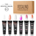 Rosalind Professional Gel Extension Set, 60 colors