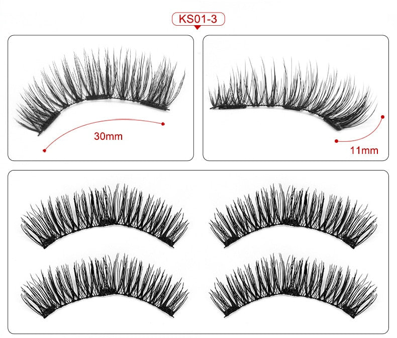 3D Magnetic Eyelashes Kit