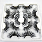 Faux Mink 25 mm Eyelashes, 7 pair