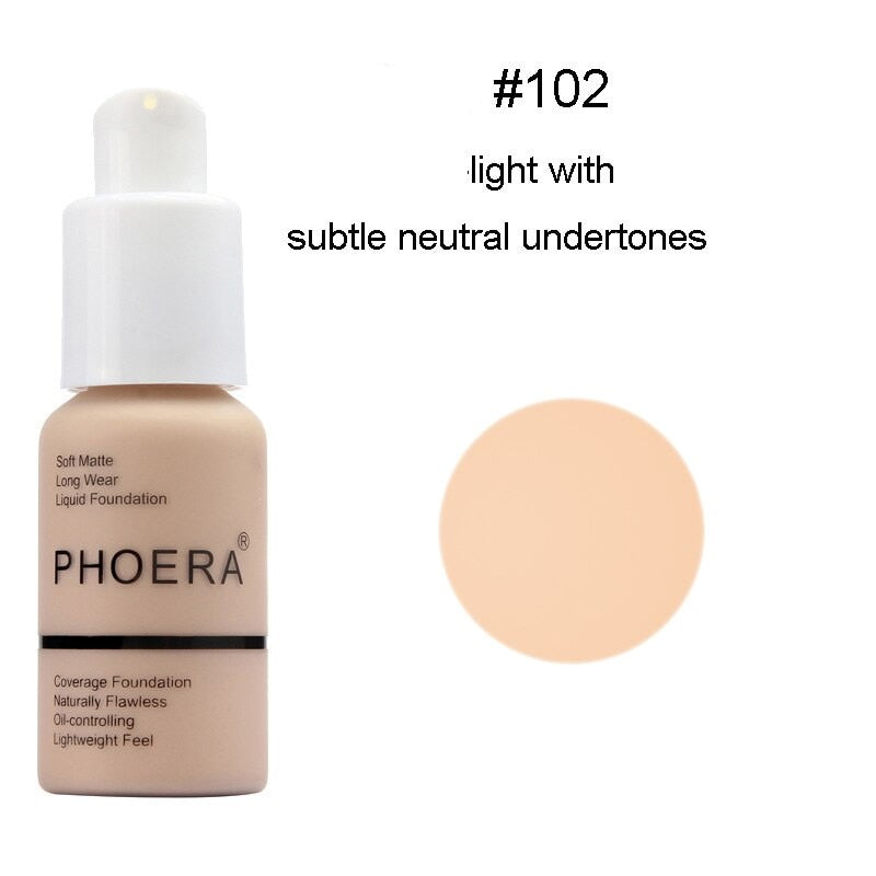 Phoera Soft Matte Long Wear Liquid Foundation