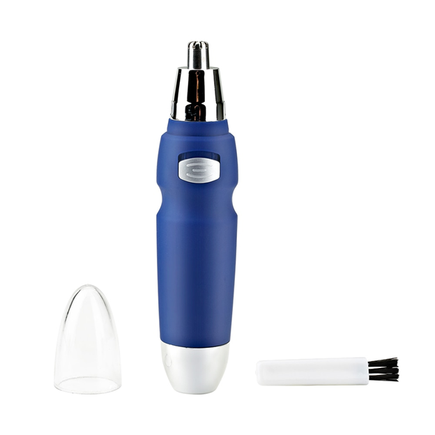 Praised for its combination of lightness and power, the Portable Facial Hair Trimmer trims hair consistently and precisely. Eliminate the use of scissors to remove the unsightly facial hair from face, nostrils, sideburns, ears, and touch-ups on the neckline. Its ergonomic design allows for easy maneuvering and is an ideal tool for facial hair detailing. 360-degree total elimination of excess hair Built-in safety stereo rotating cutter head allows for painless movement May be used wet or dry