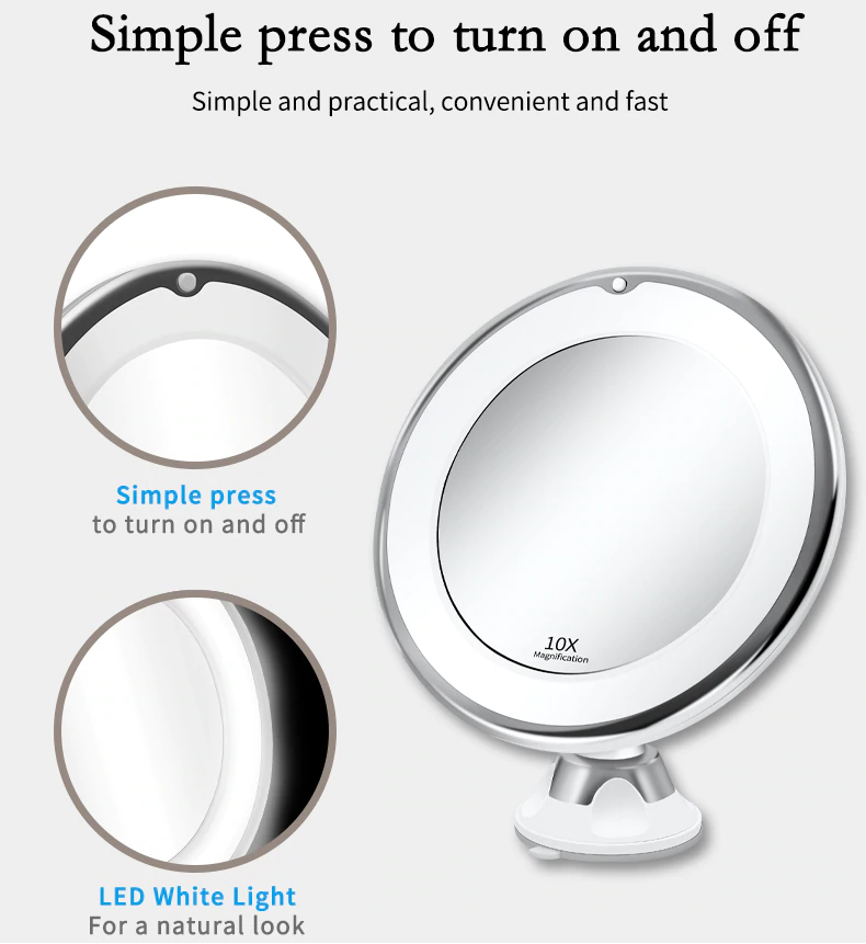 LED Light Makeup Vanity Mirror